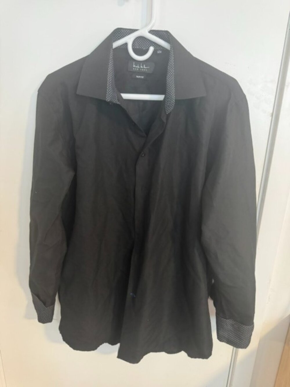 Men's Nicole Miller Dress Shirt, Size: L